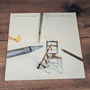 Paul McCartney Pipes of Peace‎ Vinyl Record Album 1983 Columbia Records